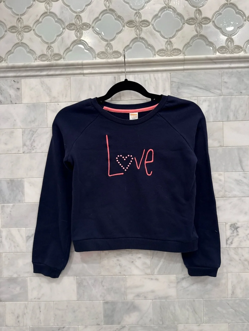 Gymboree girl’s sweatshirt (“Love”)